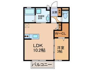 イーストパークの物件間取画像